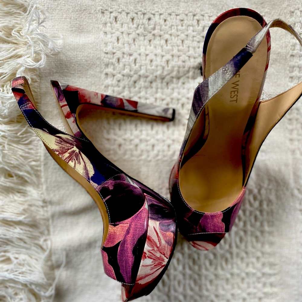Nine West platform heels.